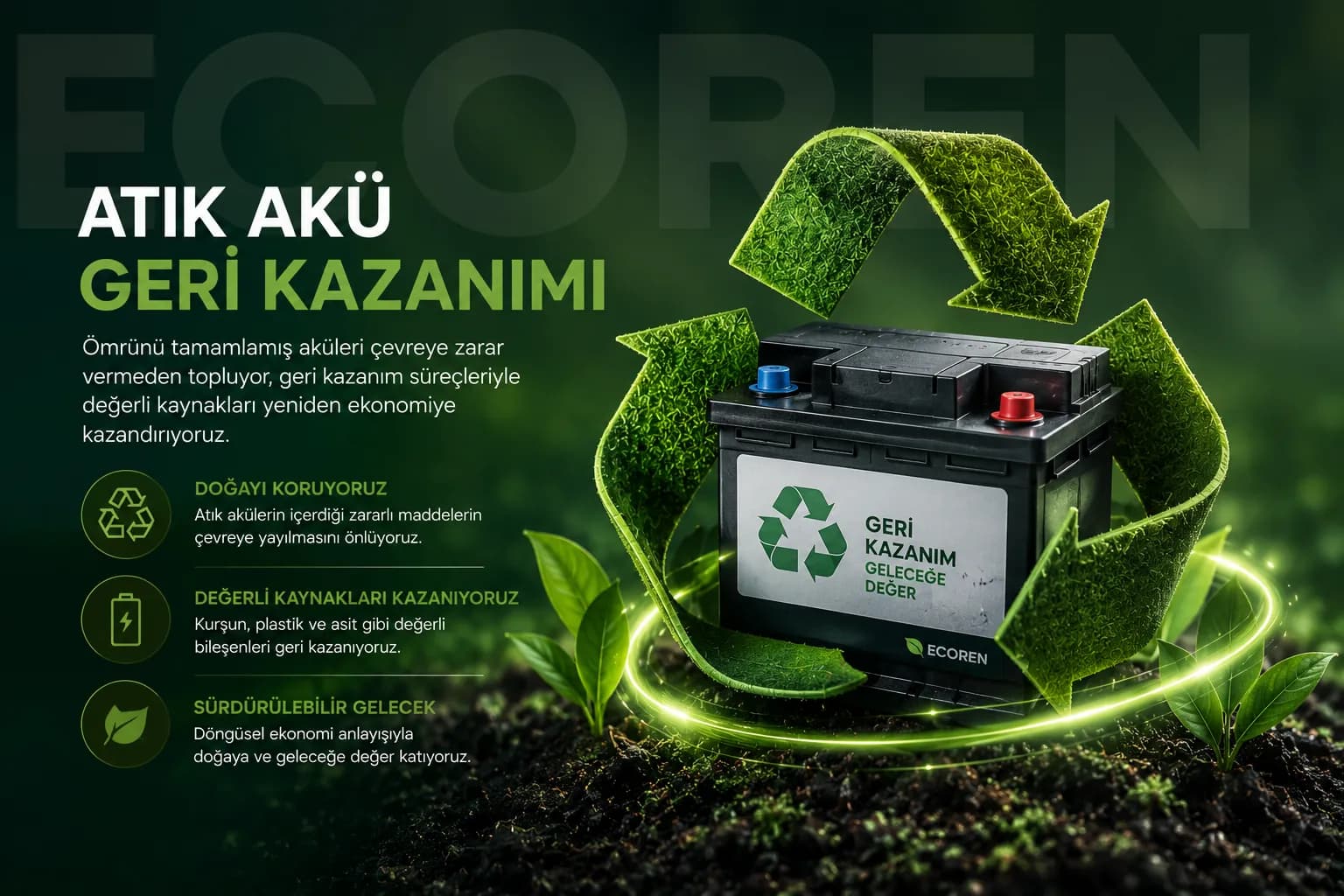 Atık akü geri kazanımı