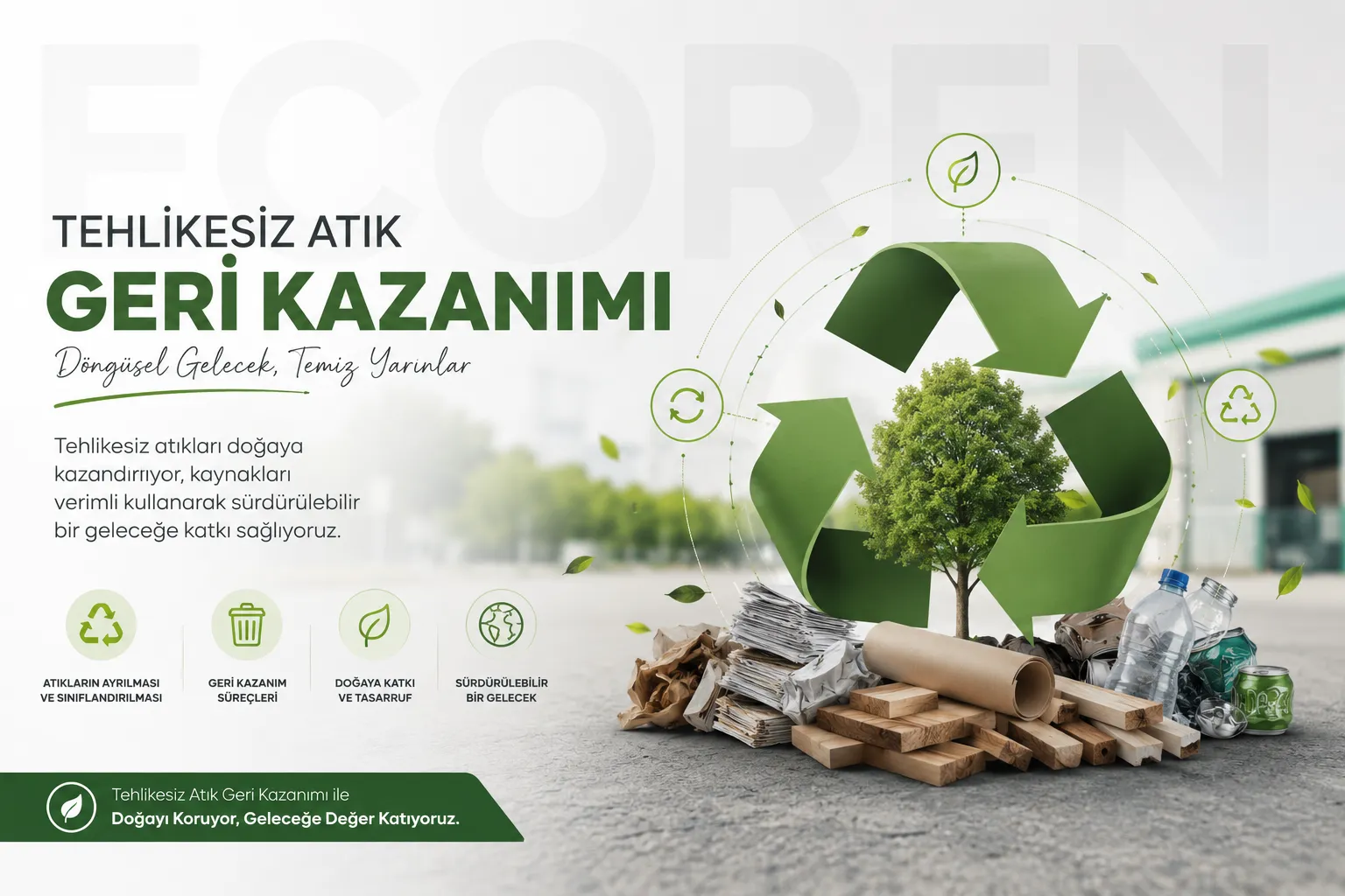 Tehlikesiz atık geri kazanımı